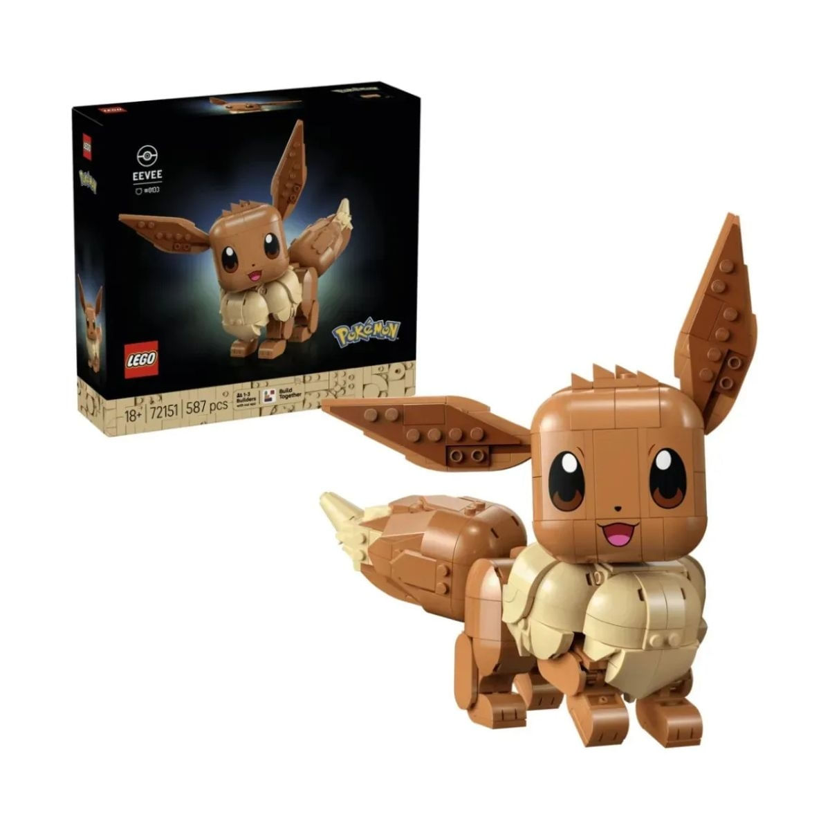 LEGO 72151 Pokémon - Eevee 587pcs