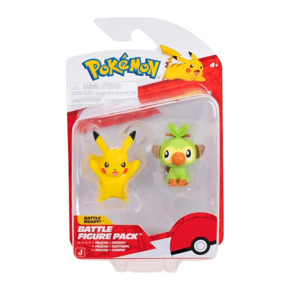Pokémon Battle Figure - Pikachu E Grookey - Sunny