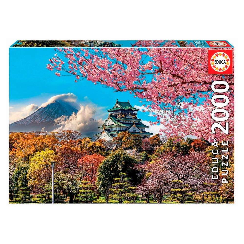 Puzzle 2000 Peças Castelo Osaka, Japão - Educa 19276