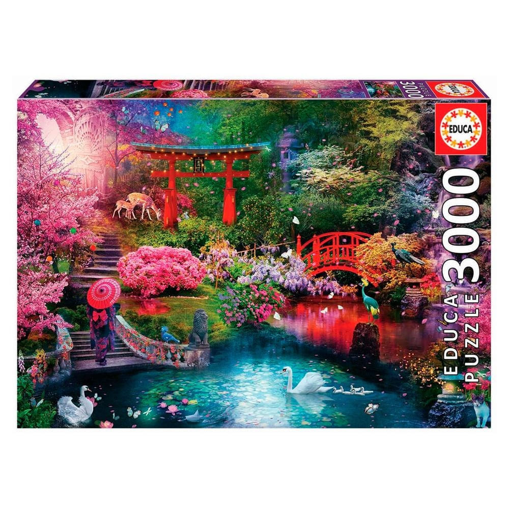 Puzzle 3000 Peças Jardim Oriental - Educa 19282