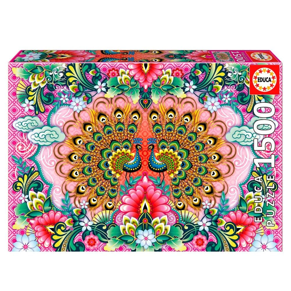 Puzzle 1500 Peças Pavões de Bengala - Educa 19942