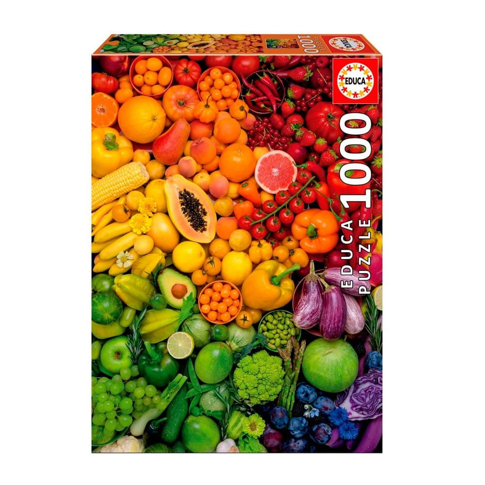 Puzzle 1000 Peças Frutas Coloridas - Educa 20178
