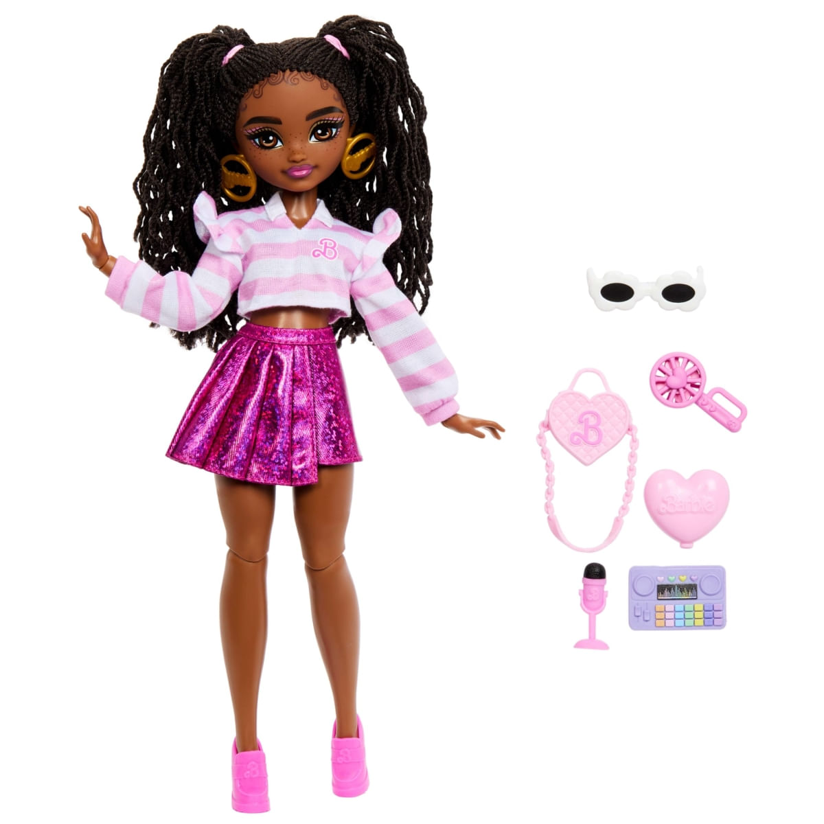 Boneca Barbie Brooklyn JKP51 - Dream Besties c/ Acessórios - Mattel