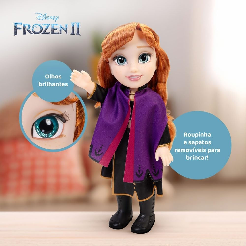 Boneca Princess Frozen 2 Anna Articulada Multikids BR1922