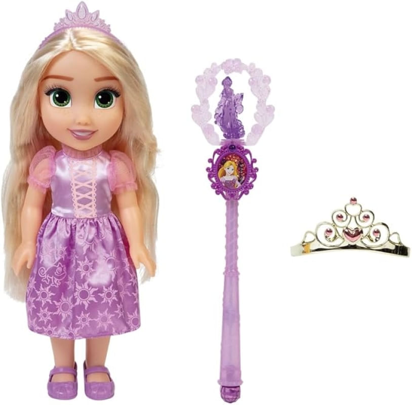 Boneca Disney Rapunzel com Varinha e Tiara Multikids BR1928