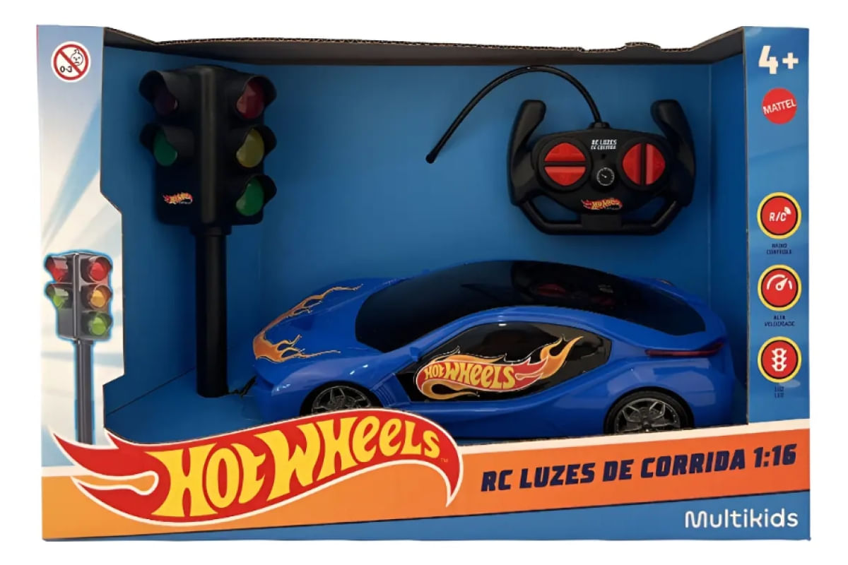 Carrinho De Controle Remoto Hot Wheels Multikids BR2447