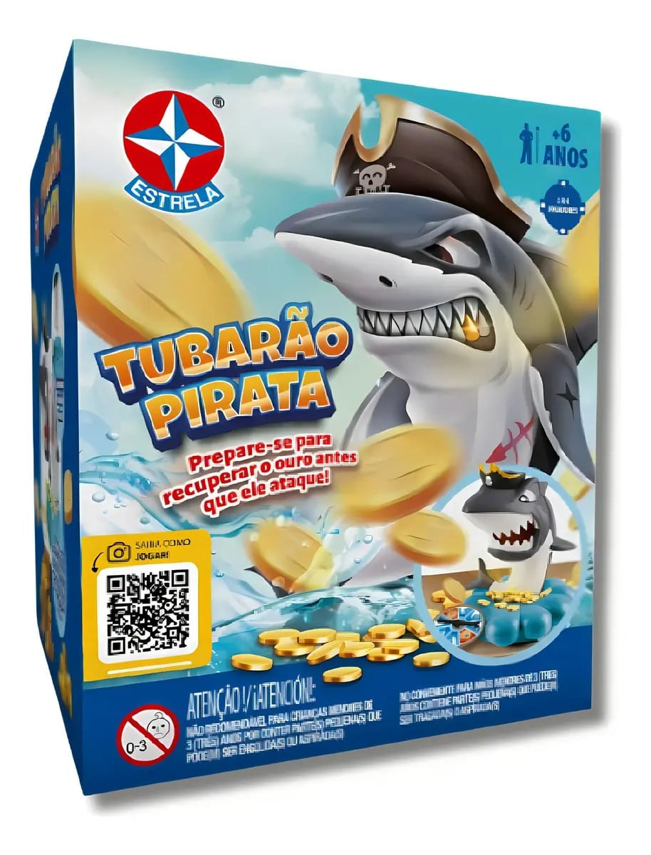 Jogo Tubarão Pirata