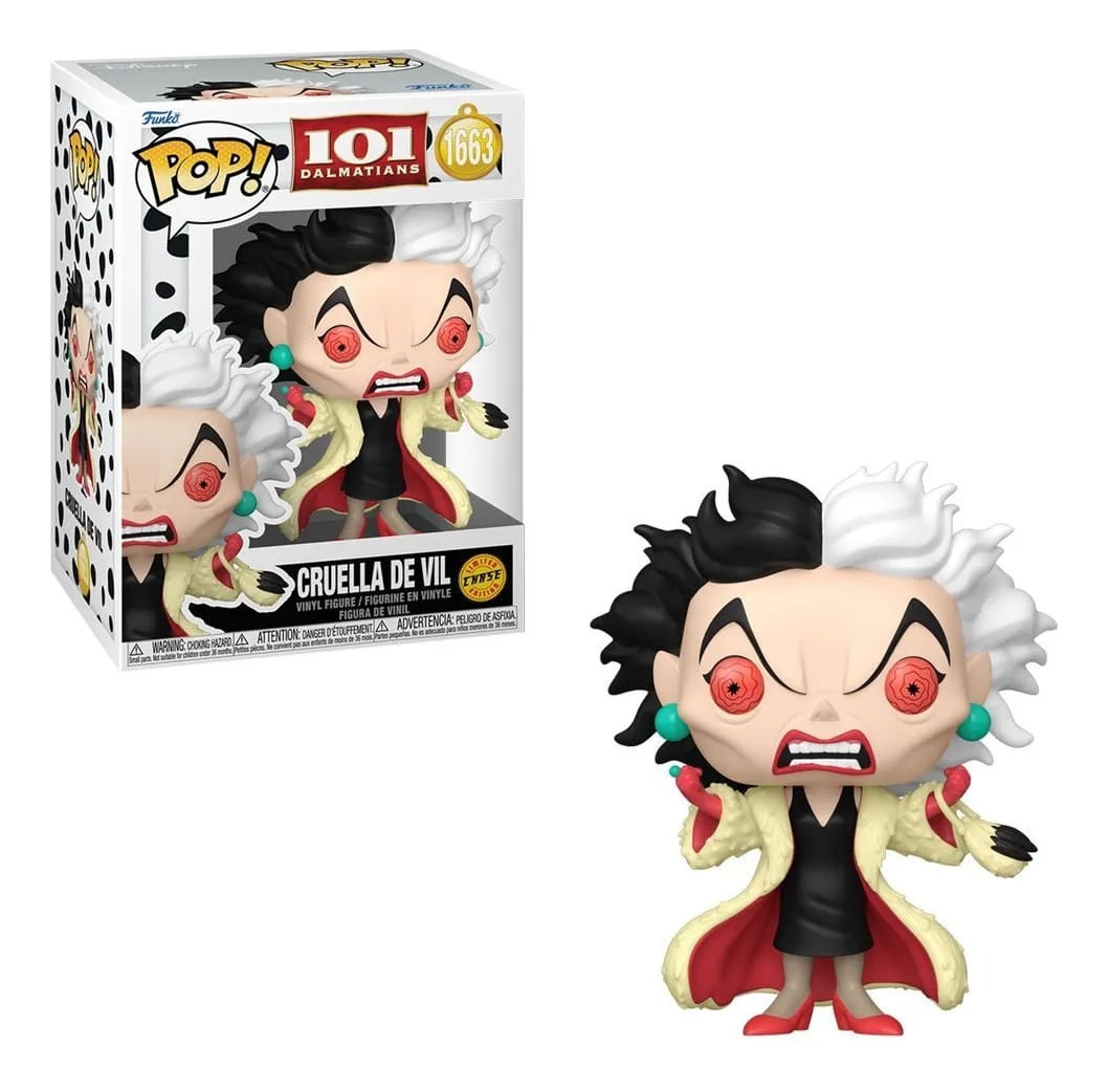 Funko Pop Cruella de Vil 1663 CHASE 101 Dalmatas