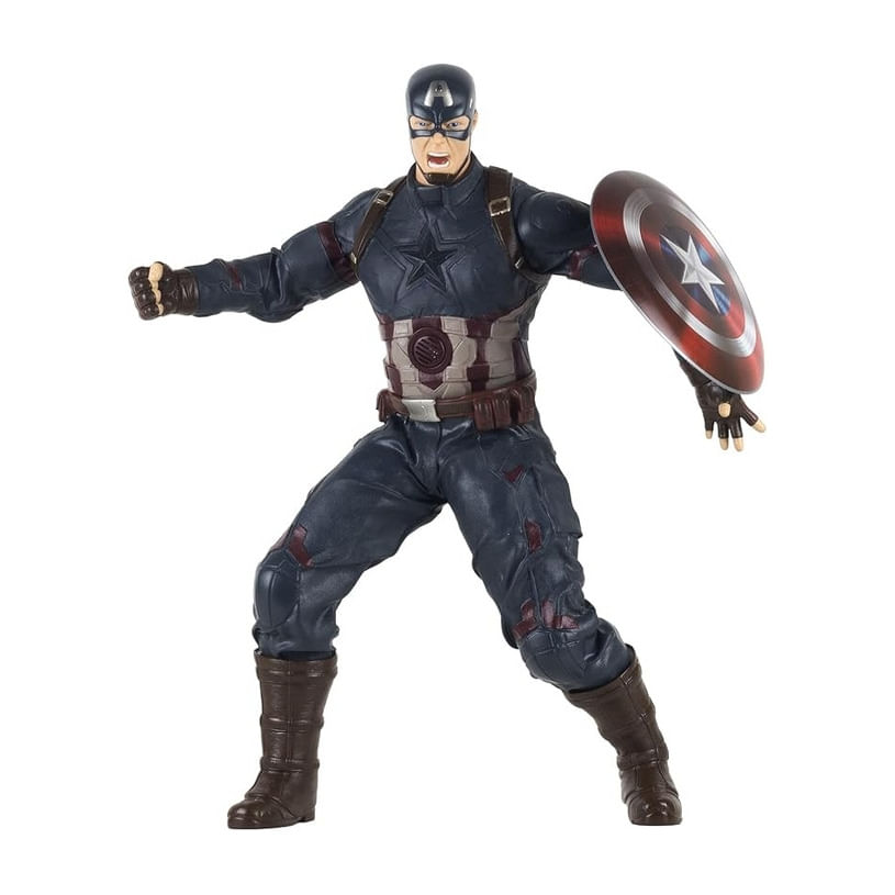 CAPITAO AMERICA UNIVERSE 10 FALAS + SONS 45CM - MIMO TOYS