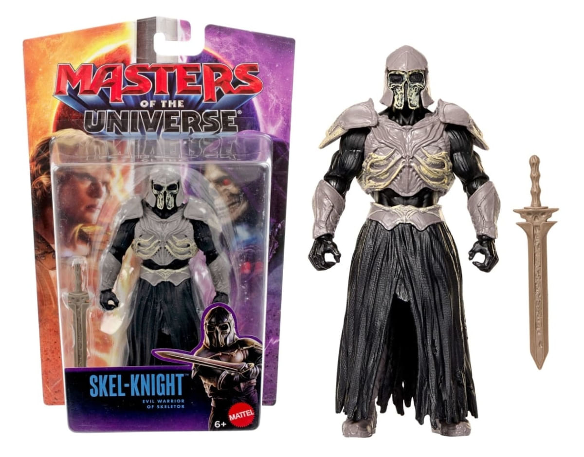 Boneco Articulado Skel-Knight c/ Acessório - 14 cm - Filme Mestres do Universo - Mattel