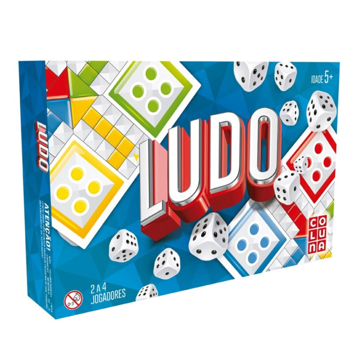 Jogo Tabuleiro Ludo - Coluna