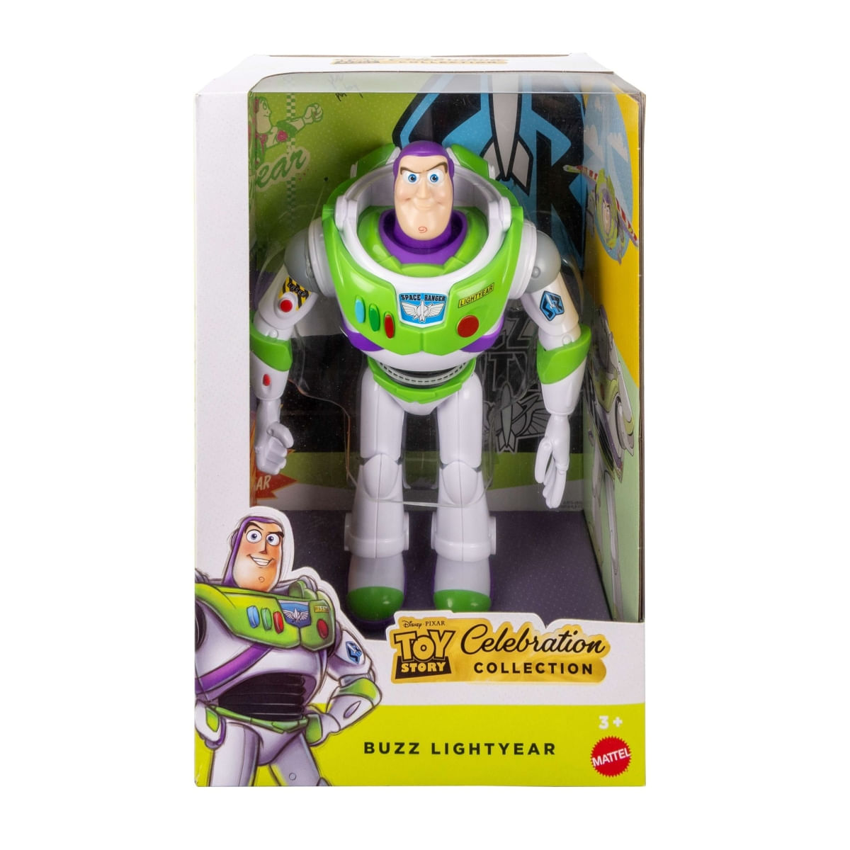 Boneco Articulado Buzz Lightyear - Celebration Collection - Toy Story - Mattel