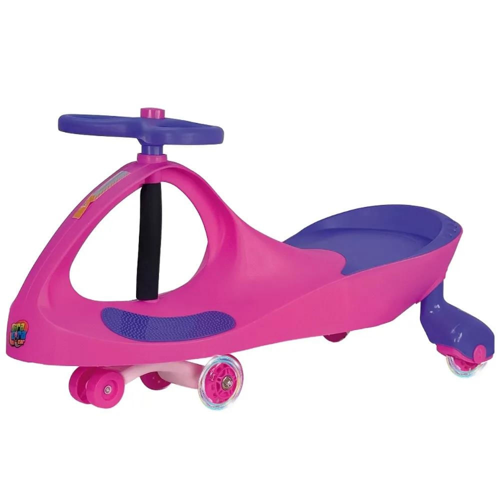 Carrinho Gira Gira Car Com Luz Rosa Roxo Fenix - GX-T405LRR