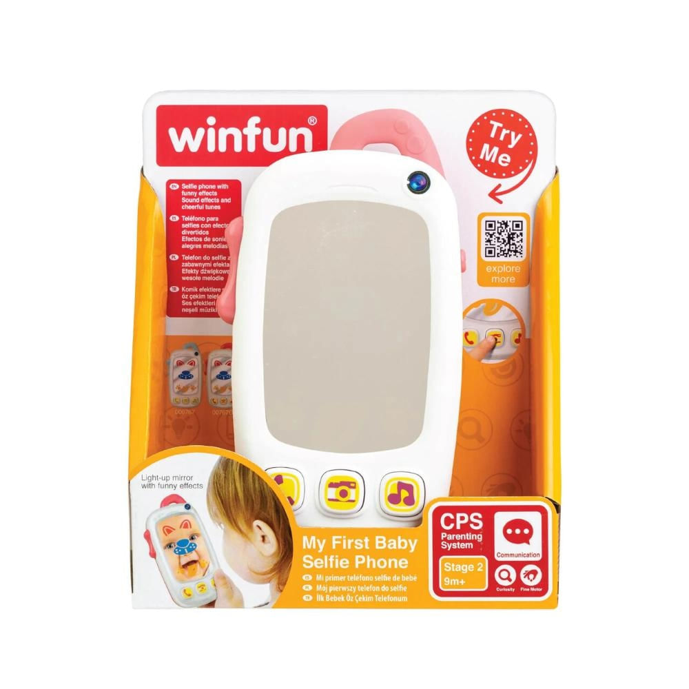 Brinquedo Celular Minha Primeira Selfie Rosa Winfun - 0767G