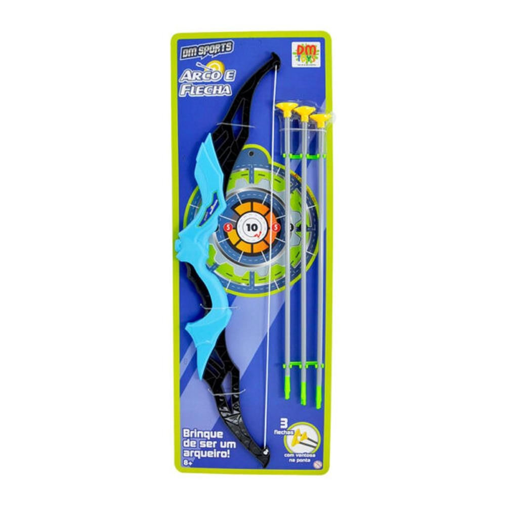Brinquedo Infantil Arco e Flecha 60 cm Sortido Dm toys 6417