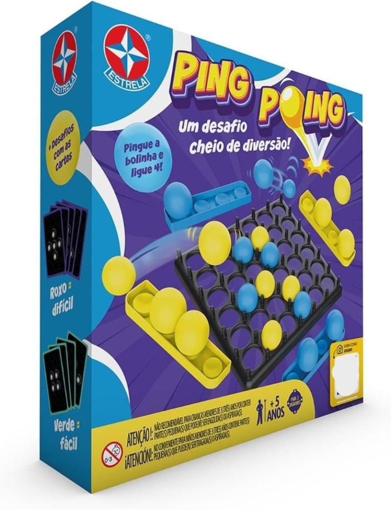 Jogo De Mesa Ping Poing - Estrela