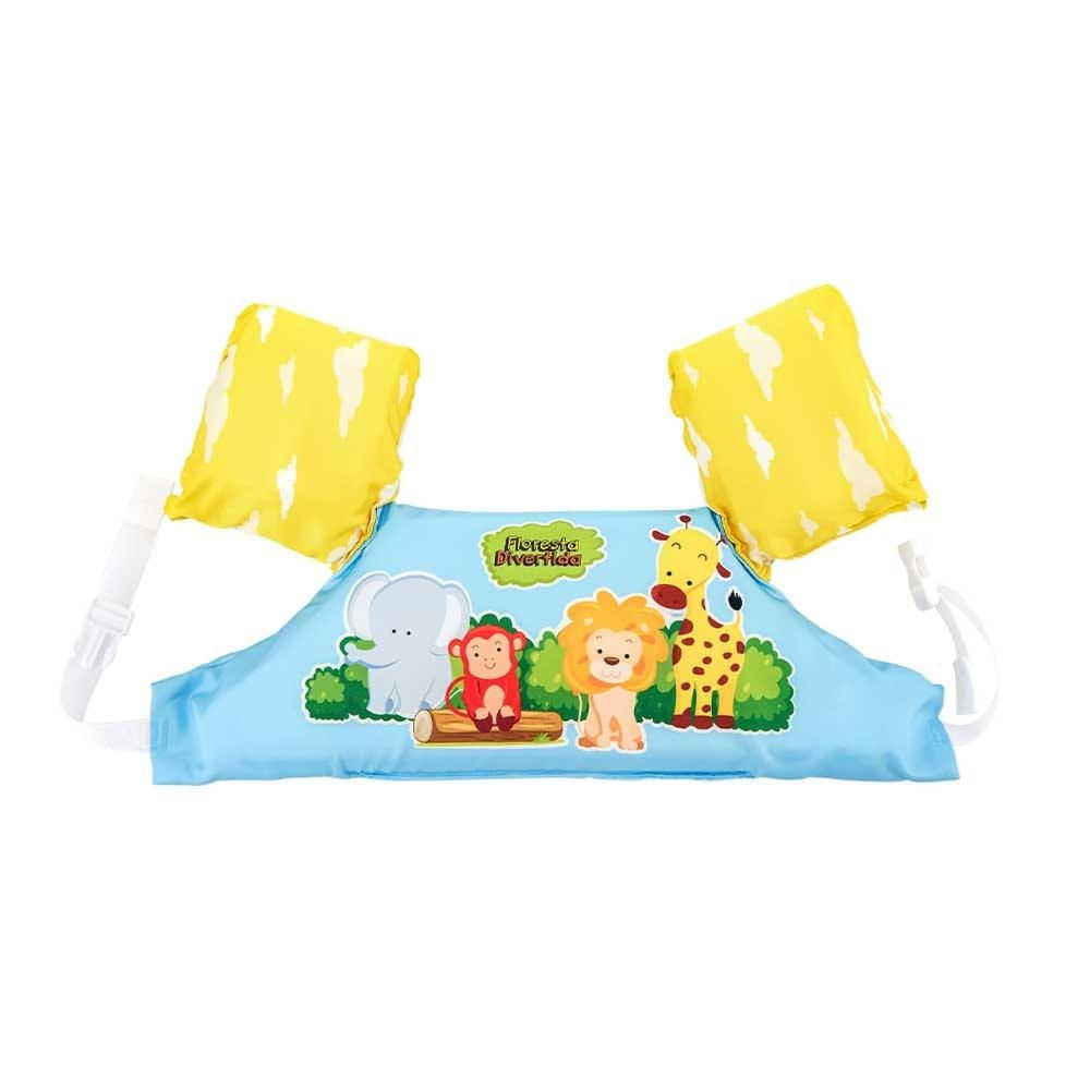 Colete Flutuador Infantil Floresta Dm Toys - DMS7064