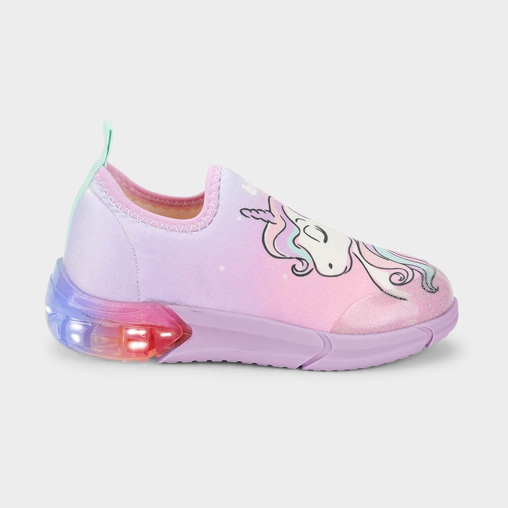 Tênis Infantil Bibi Space Rosa de Unicórnio