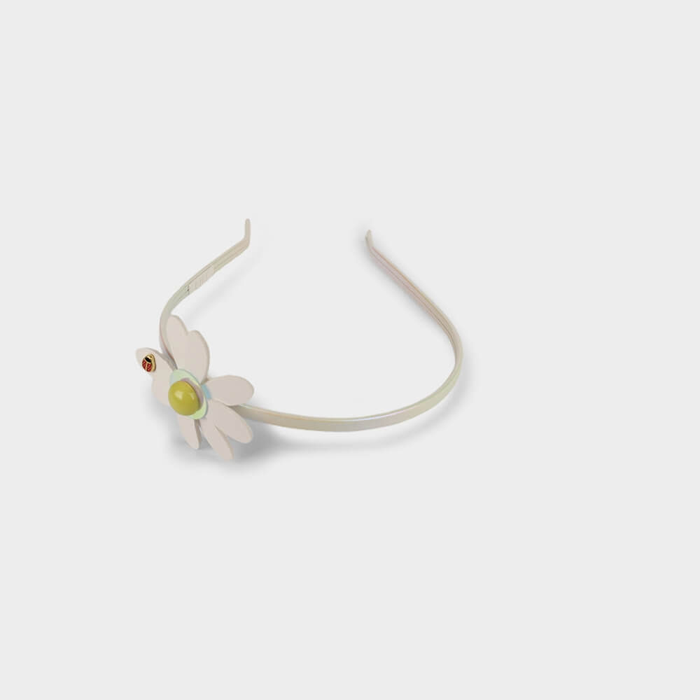 Tiara Infantil Bibi Branca de Flor 855896