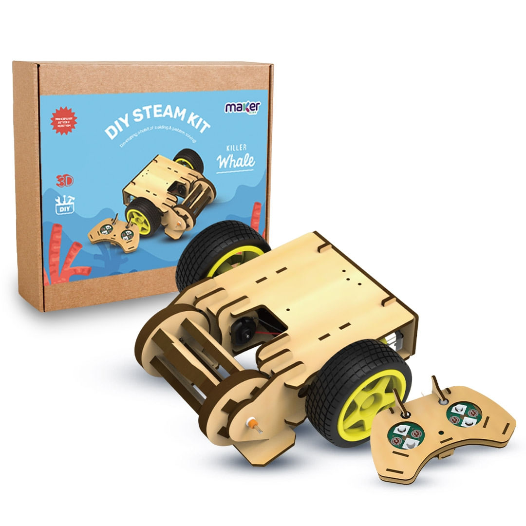 Kit de Robótica MDF STEM Combate Killer Whale