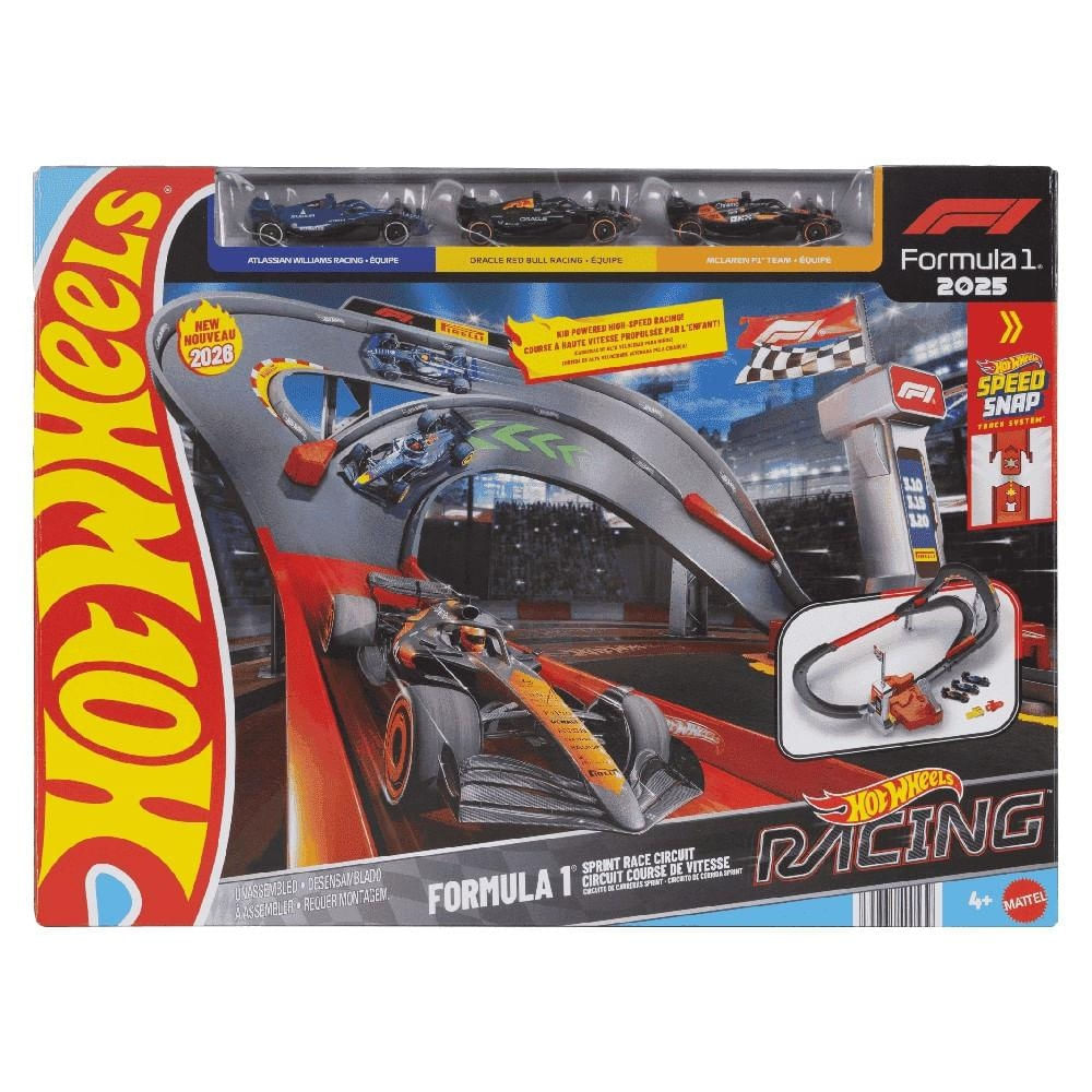 Hot Wheels Racing Pista Formula 1 Sprint - Mattel