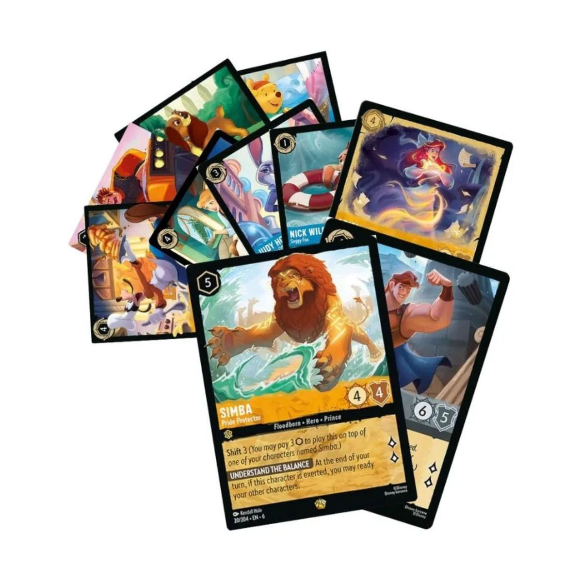 Lote 60 Cartas Disney Lorcana