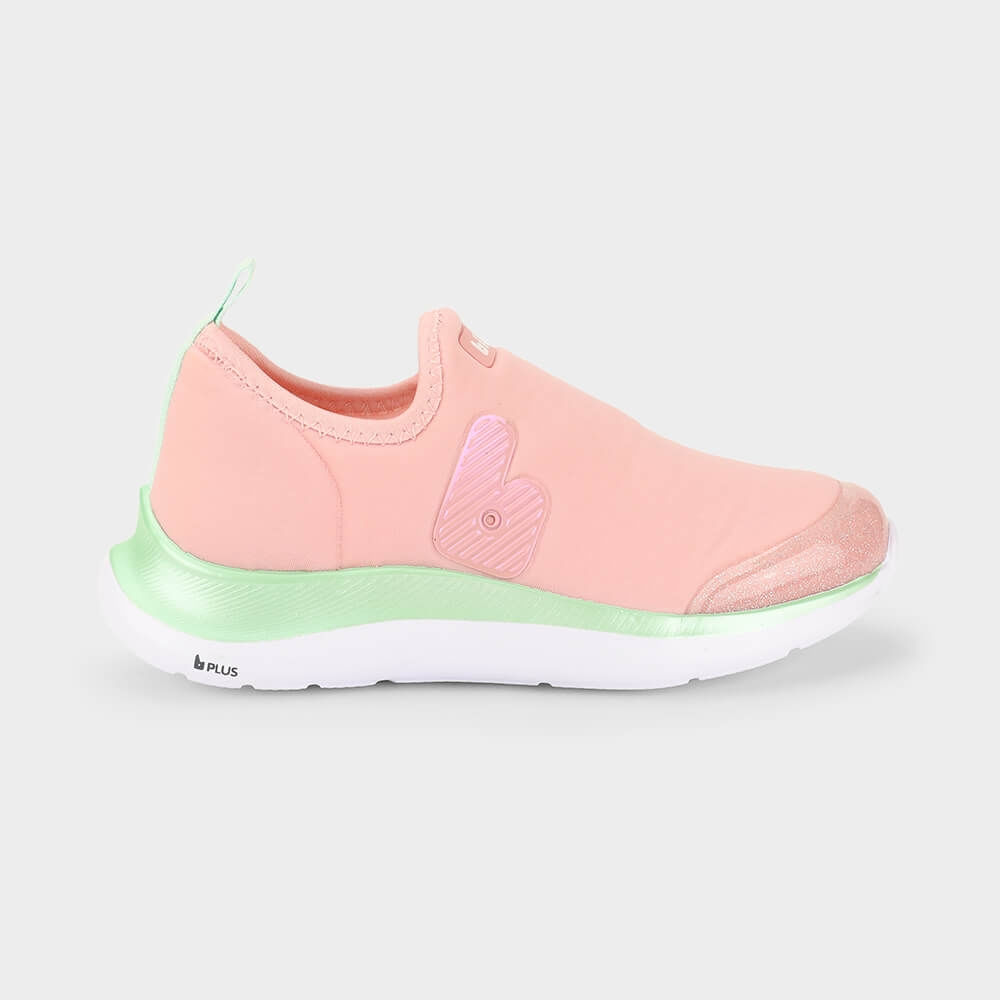 Tênis Infantil Bibi Action Rosa com Verde