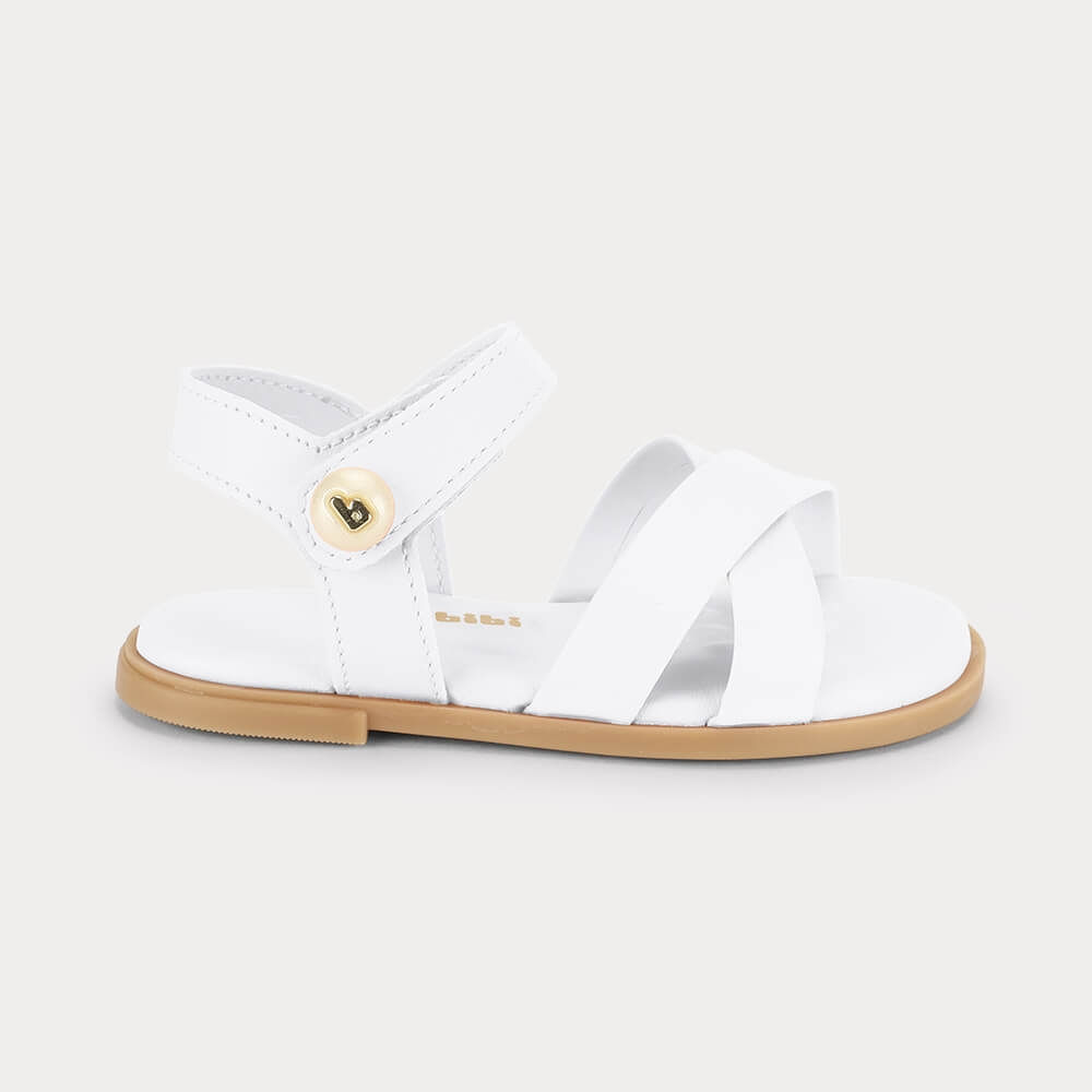 Sandália Infantil Bibi Shine Mini Branca