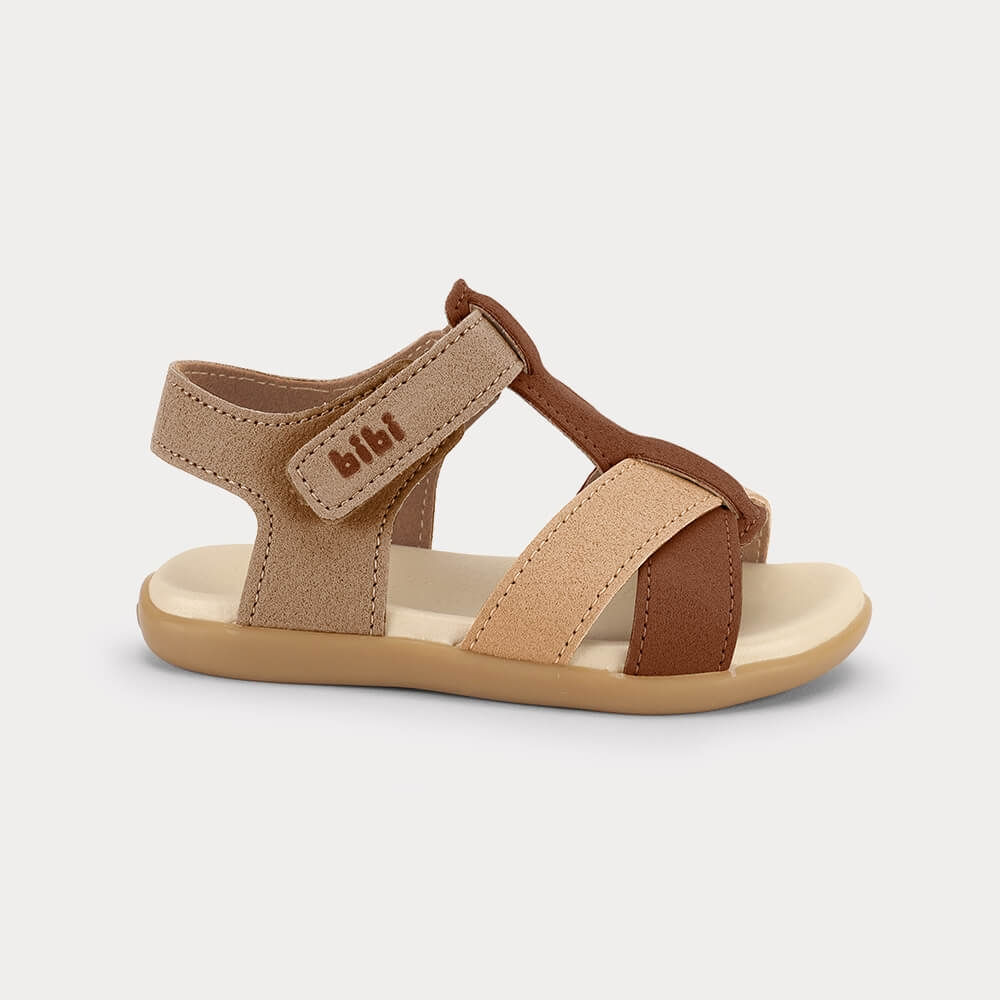 Sandália Infantil Bibi Baby Soft II Marrom