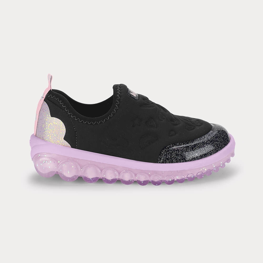 Tênis Infantil Bibi Roller 2.0 Preto de Unicórnio