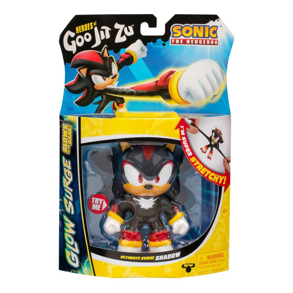 Boneco Elástico Shadow Que Brilha No Escuro - Goo Jit Zu