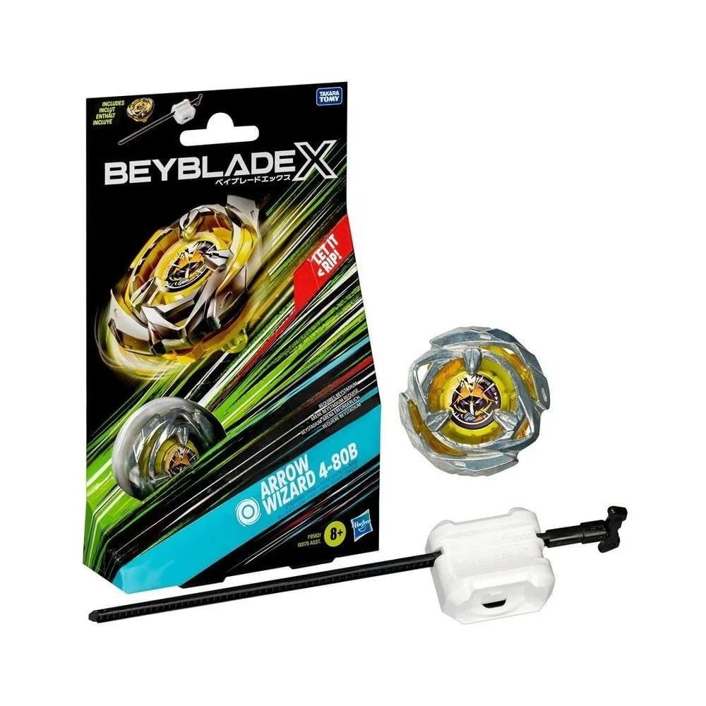 Lançador Beyblade X - Arrow Wizard 4-80B | Hasbro