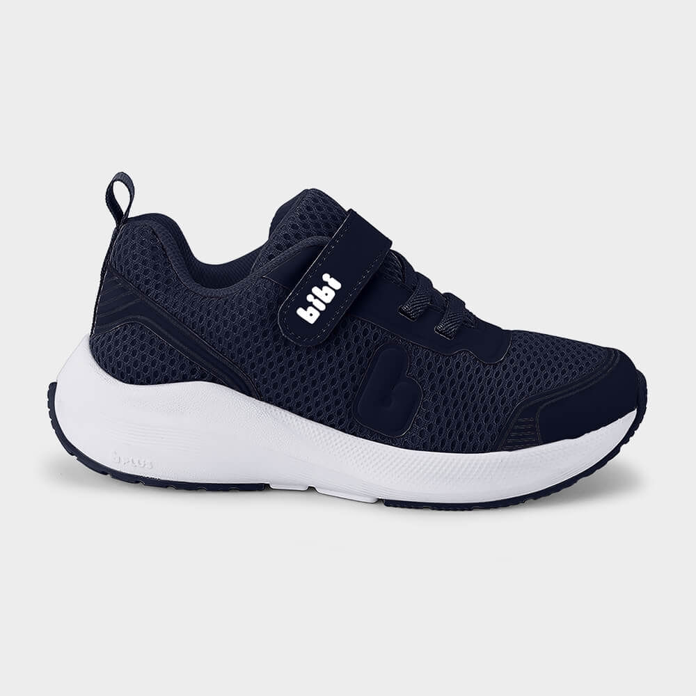 Tênis Infantil Bibi High School Azul Marinho com Branco