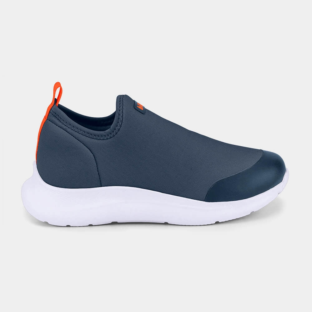 Tênis Infantil Bibi Action Azul Naval com Laranja