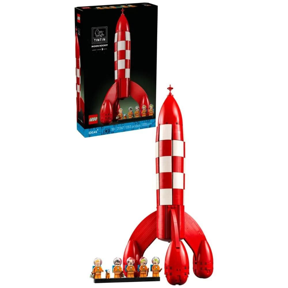 Lego Ideas Foguete Lunar Tintin 1283 Peças - 21367