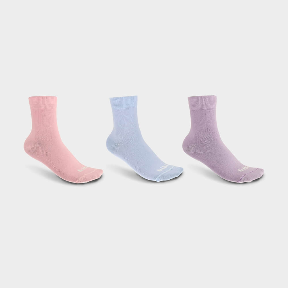 Kit de Meias Infantil Bibi Kids III Tons Pastel