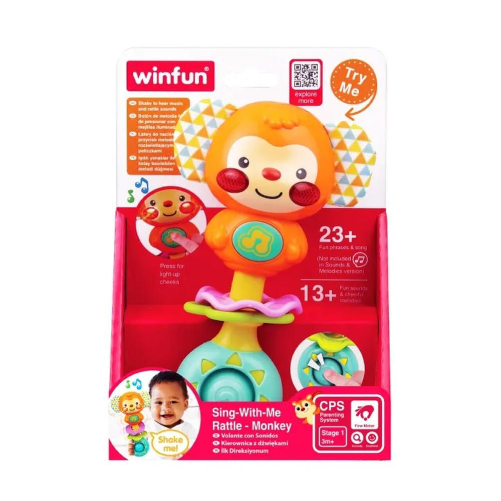 Chocalho Musical Macaquinho Winfun - 240105