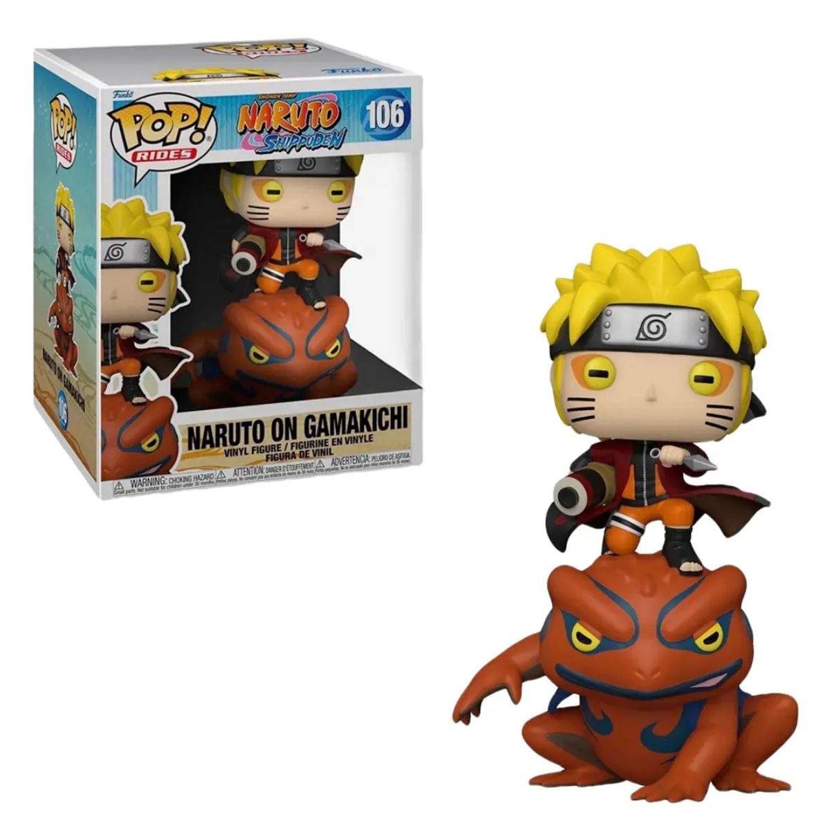 Funko Pop Rides Naruto on Gamakichi 106 Naruto Shippuden Colecionável