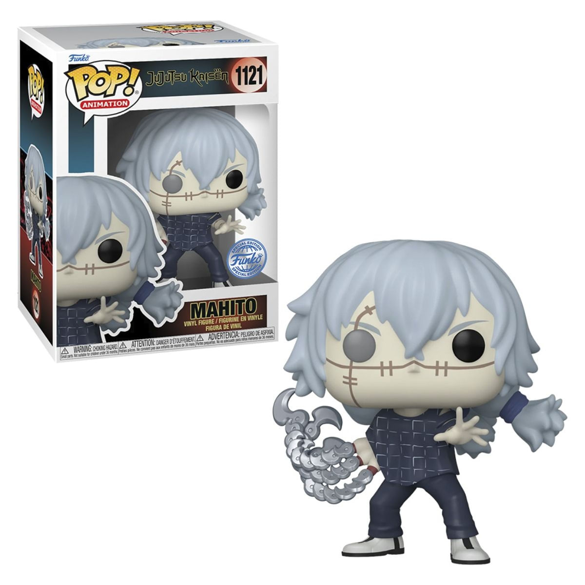Funko Pop! Jujutsu Kaisen Mahito #1121 Special Edition Figura Colecionável Anime