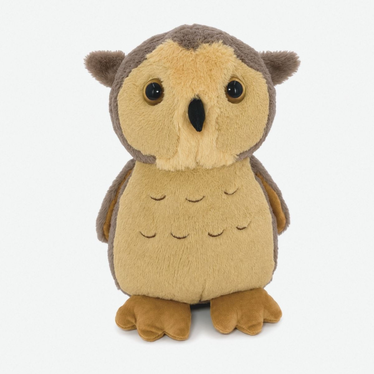 Corujinha de Pelúcia Marrom Fofy Toys Macia Para Presentear