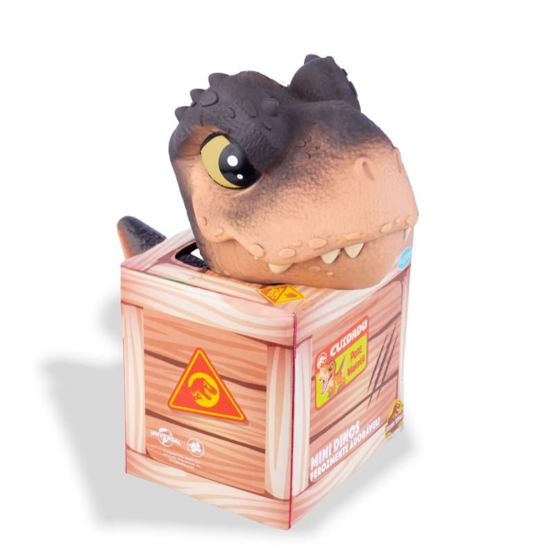 JURASSIC WORLD MINI T-REX - PRETO NA CASINHA -  PUPEE