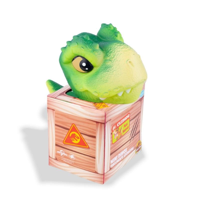 JURASSIC WORLD MINI T-REX - VERDE NA CASINHA - PUPEE