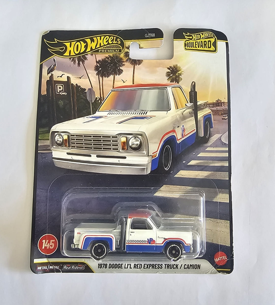 *Embalagem Danificada* Hot Wheels Boulevard - 1978 Dodge Li'l Red Express Truck