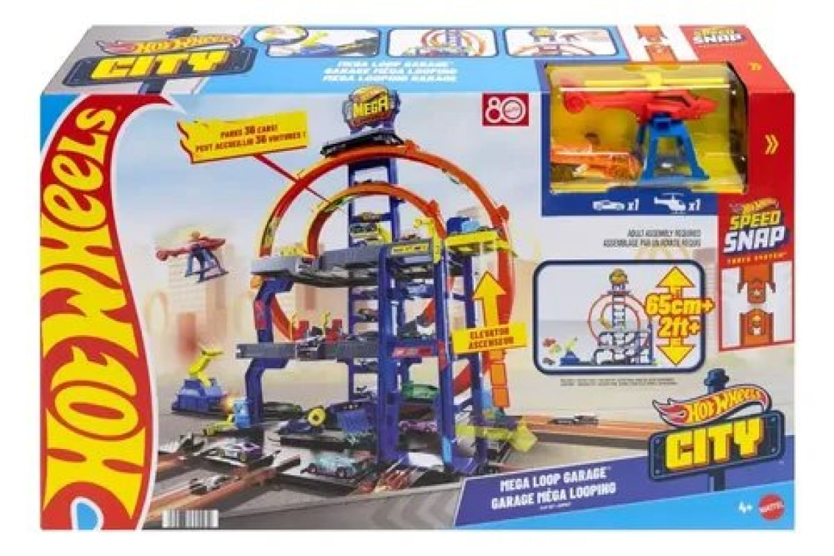 Hot Wheels Pista de Brinquedo - Mega Garagem