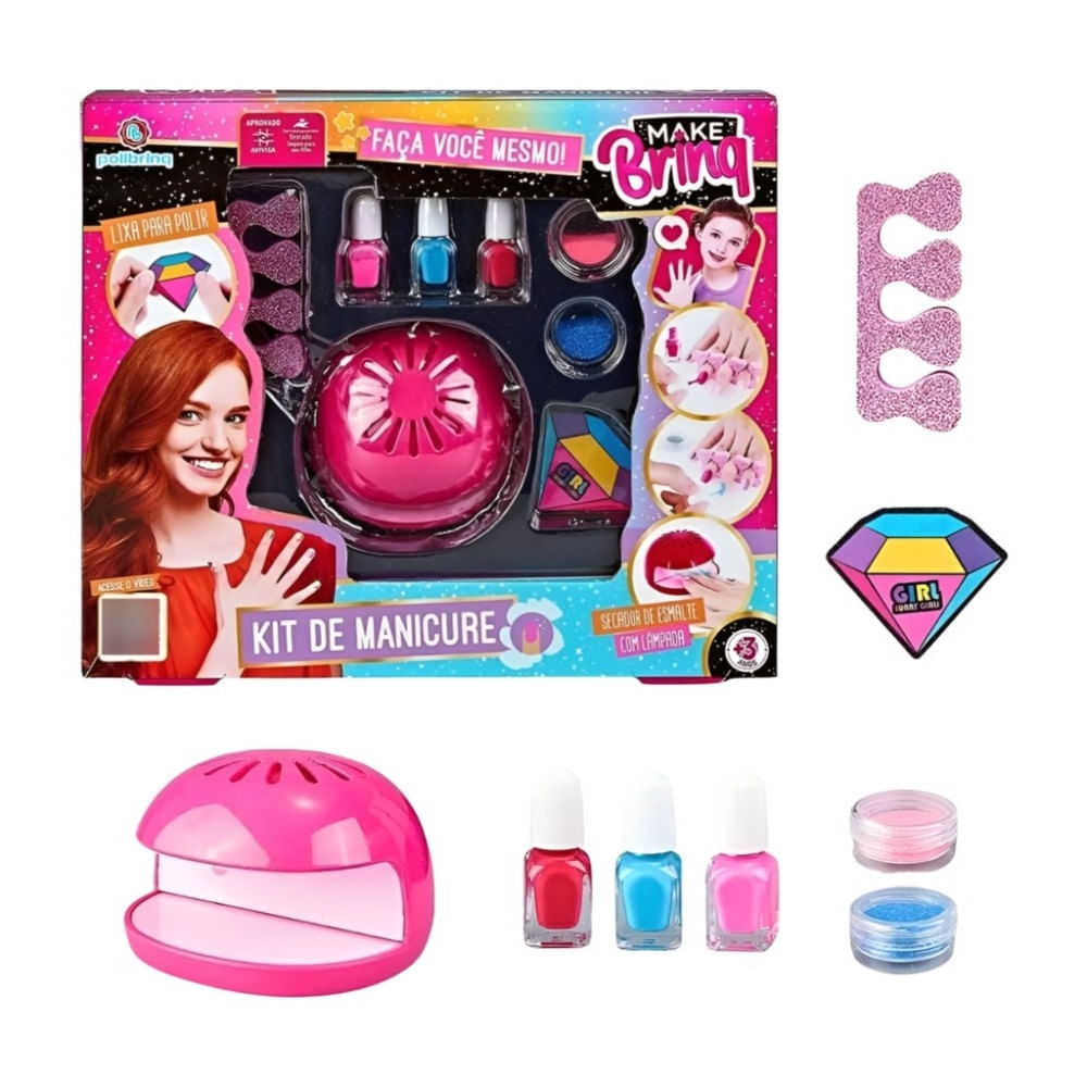 Kit Beleza Make Mk55 Polibrinq