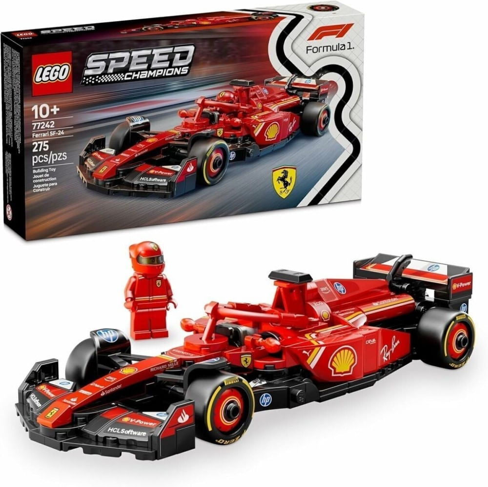 Blocos de Montar F1 Speed Champions de Corrida Ferrari Sf 24 Lego