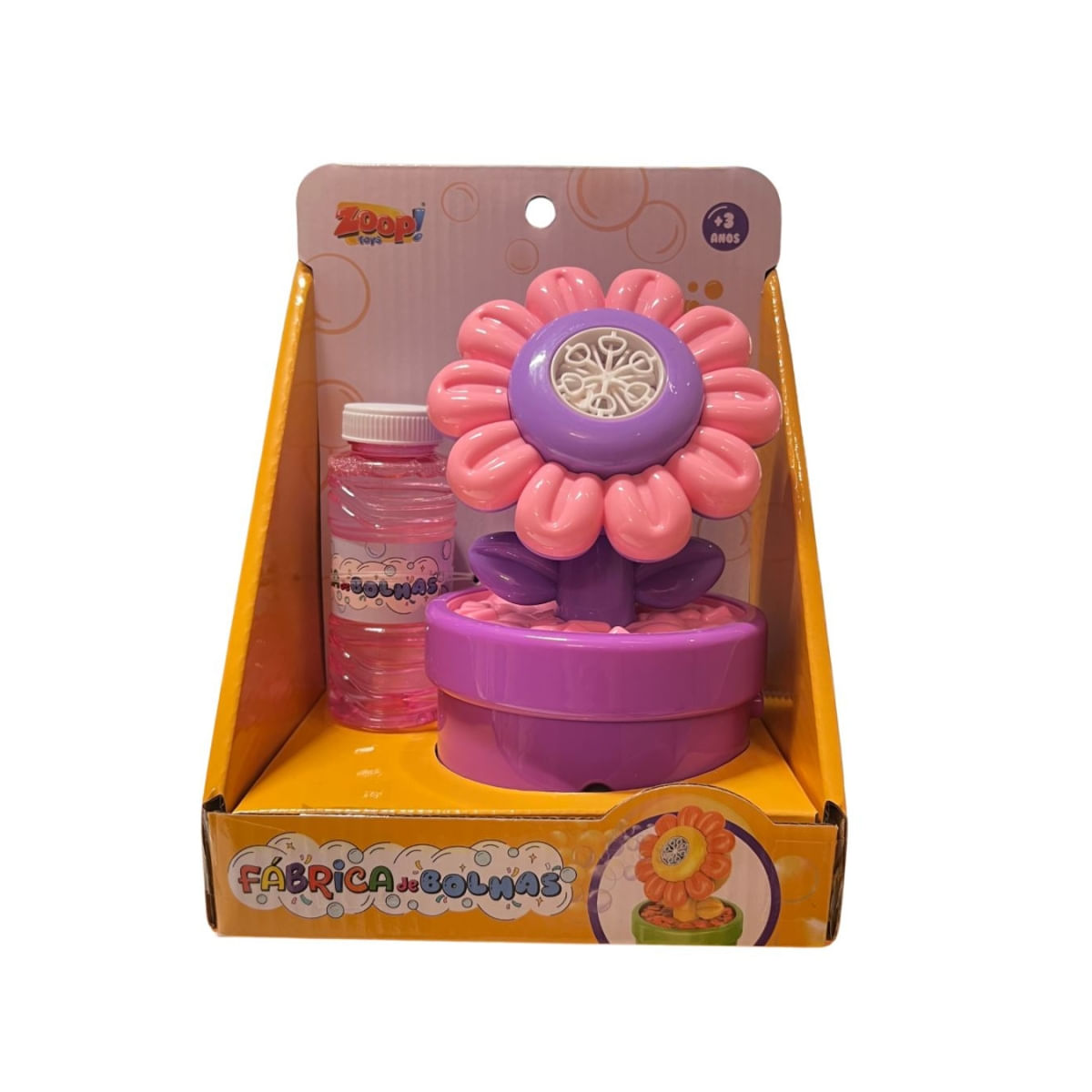LANCADOR DE BOLHA FLOR - ZOOP TOYS