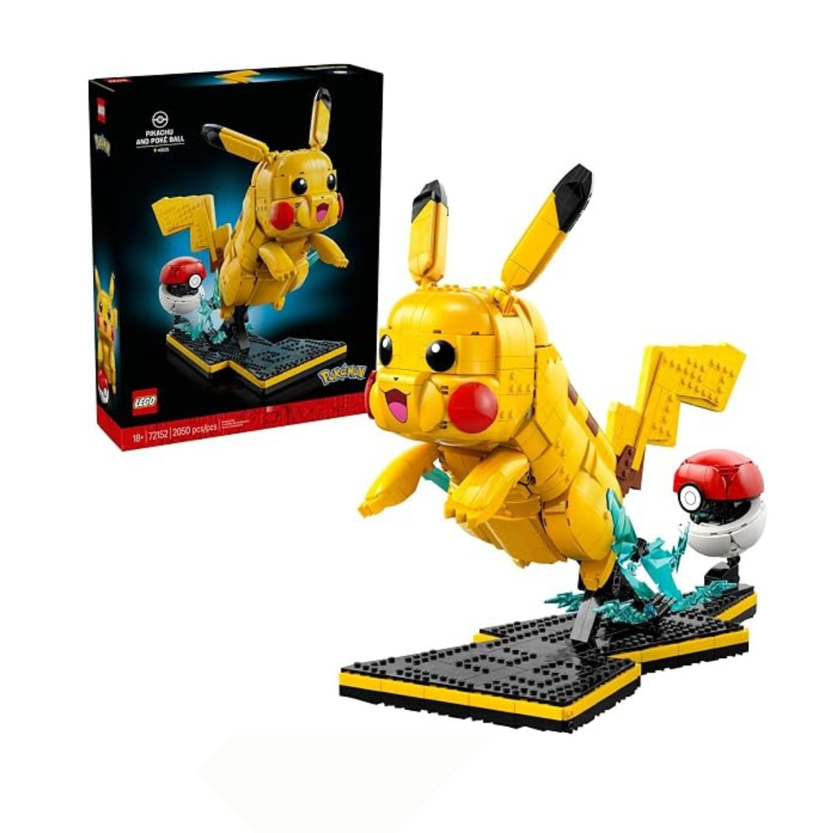 LEGO 72152 Pikachu E Pokébola Blocos De Montar