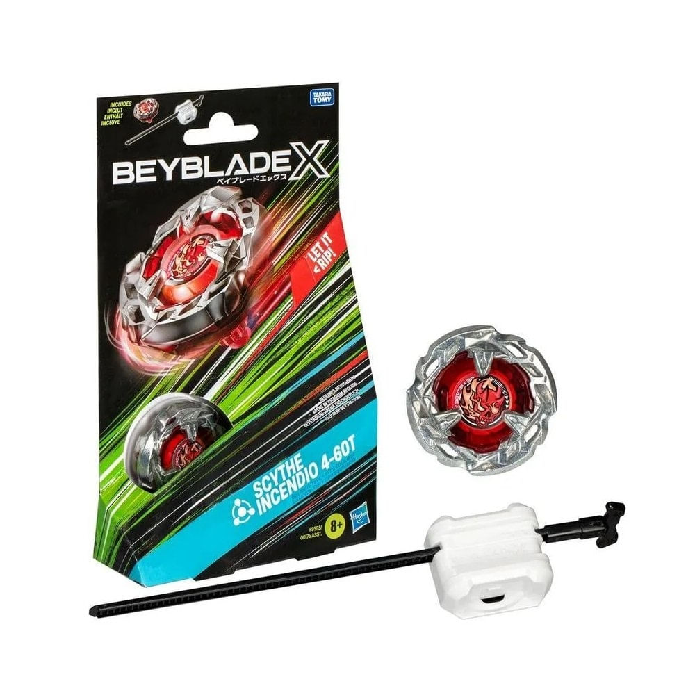 Lançador Beyblade - Scythe Incendio 4-60T | Hasbro