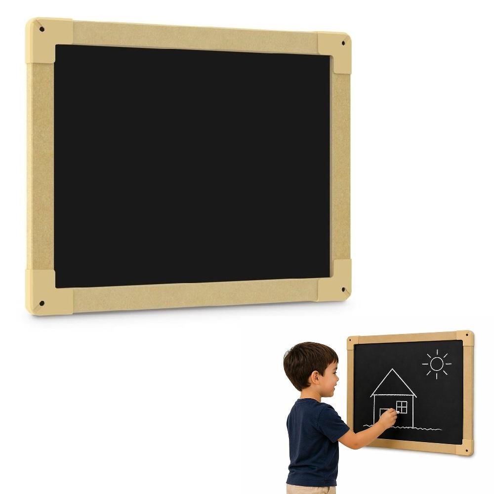 LOUSA QUADRO NEGRO 30X40CM MADEIRA MDF MURAL RECADOS PAREDE ESTUDO INFANTIL RESTAURANTE
